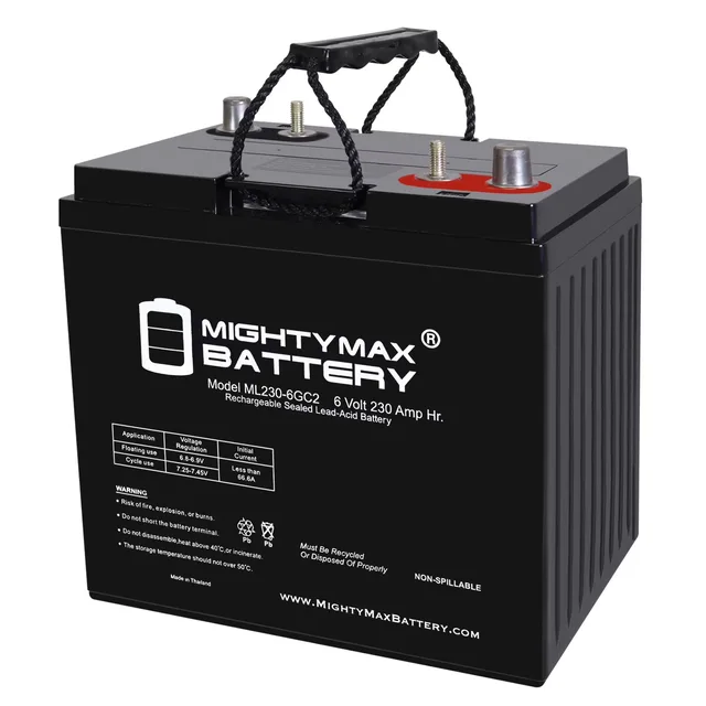 Battery 6v 6 volt 10.25 in