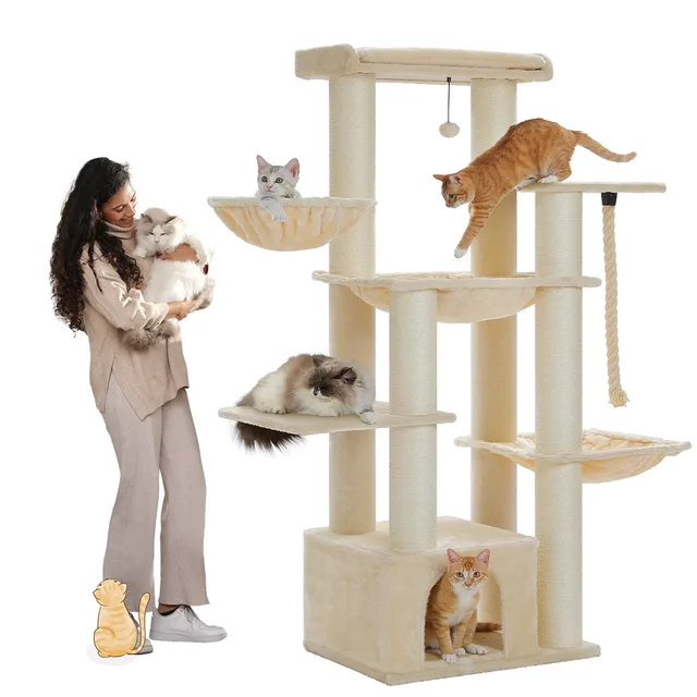 Furniture & Enrichment 67" gray beige