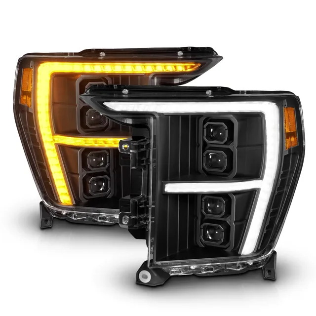 Projector Headlights led black white