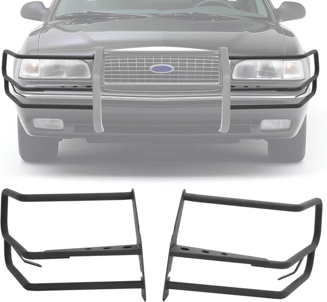 Bumper Grille black 1 pair