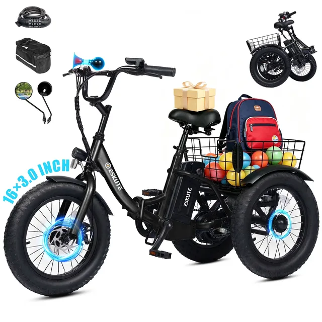 Electric Tricycle 250w 16" folding