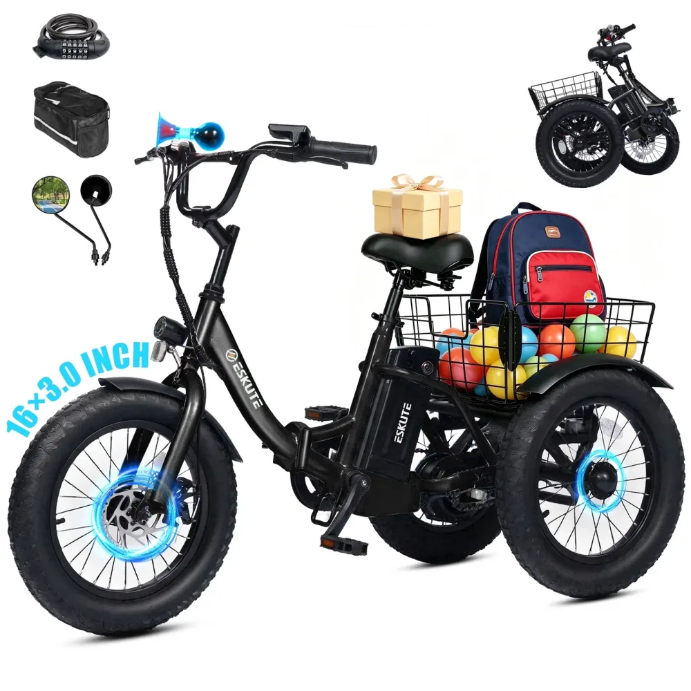 Electric Tricycle 250w 16" folding