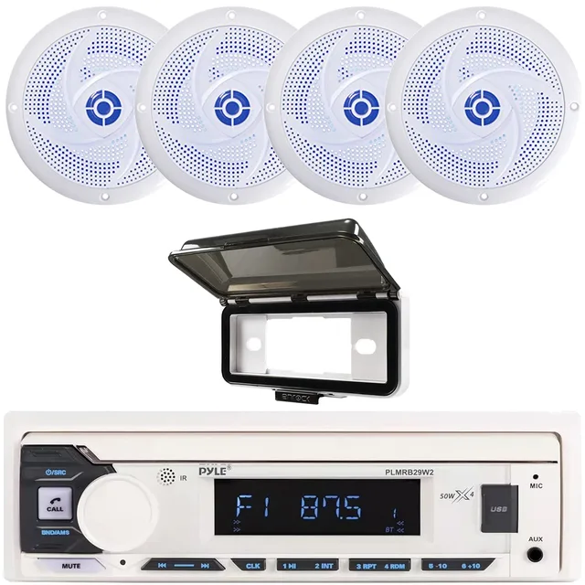 In-dash Stereo 6' 240 watt bluetooth