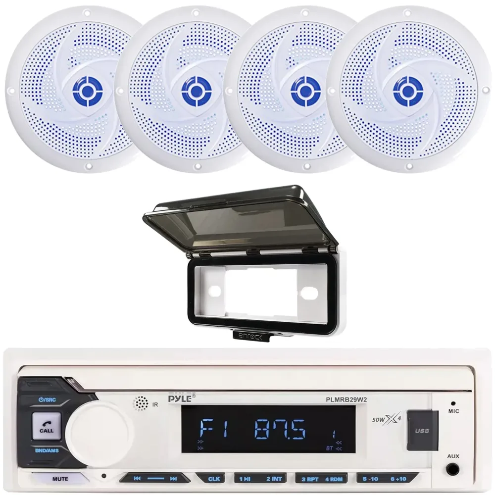 In-dash Stereo 6' 240 watt bluetooth