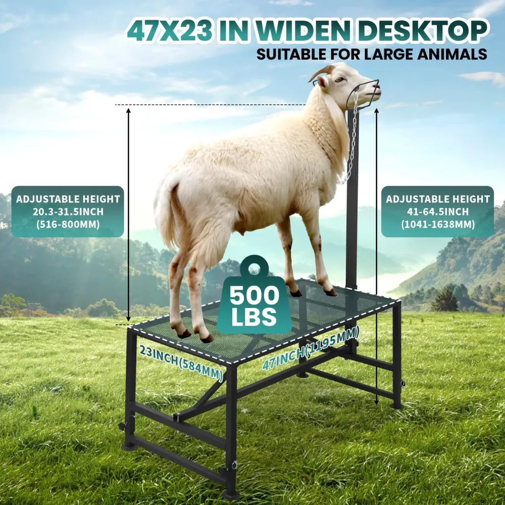 Grooming Table 500 lbs adjustable 47"
