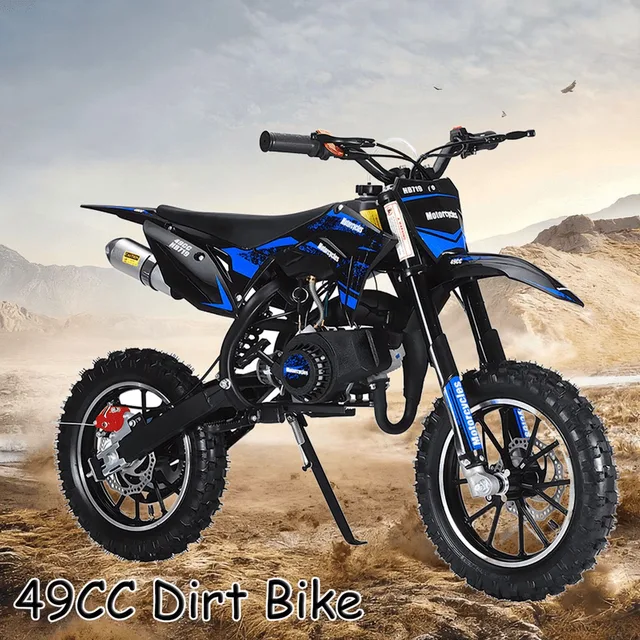 Dirt Bike blue 330lbs 120cm