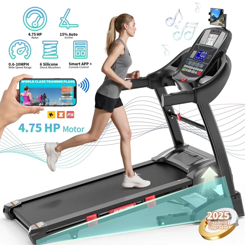 Treadmill 4.75hp 300lbs 4.5hp