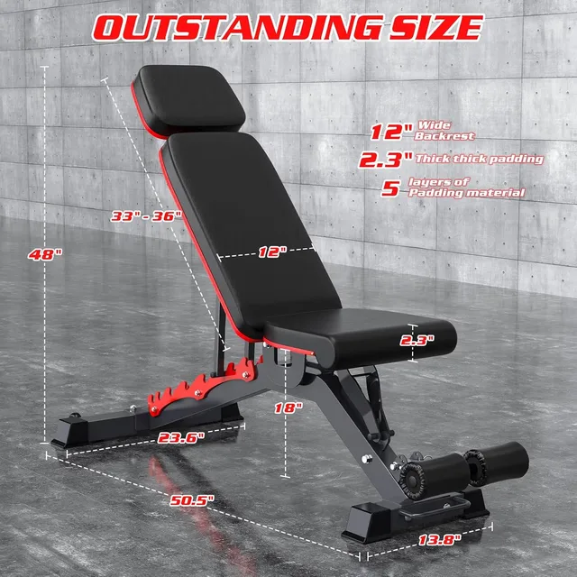 Strength Training 1200lbs adjustable heavy-duty