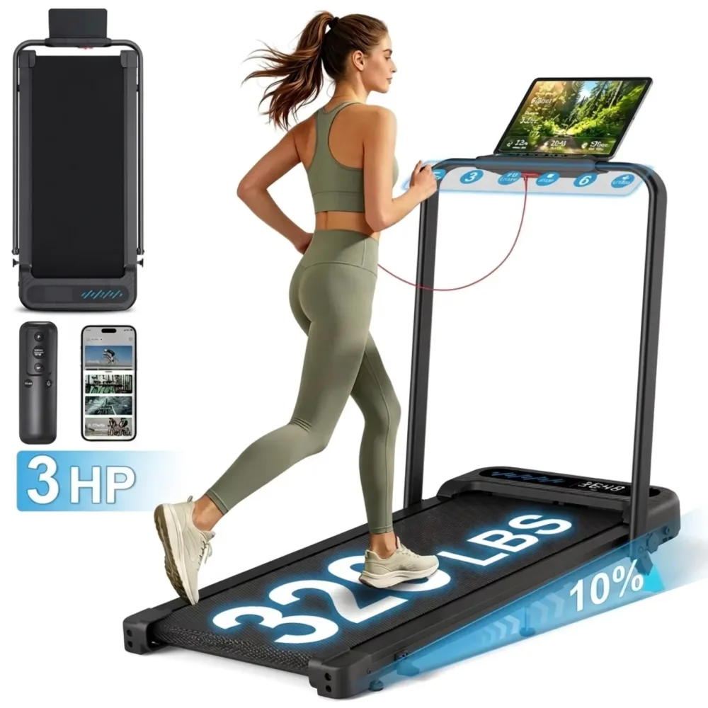 Pad Treadmill foldable black 42.91"
