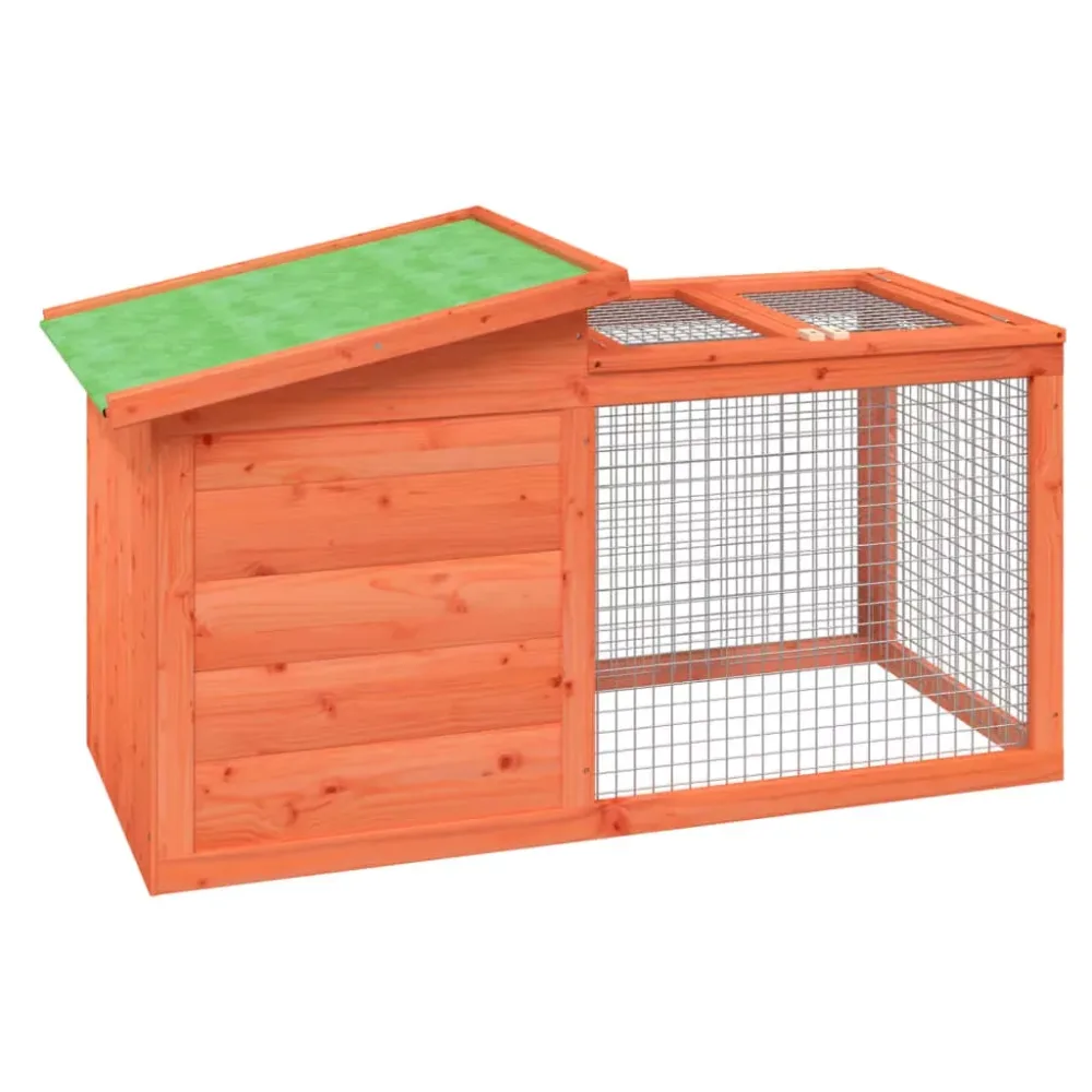 Rabbit Hutch 7 inches waterproof brown
