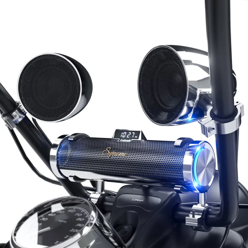 Motorcycle 600w waterproof bluetooth