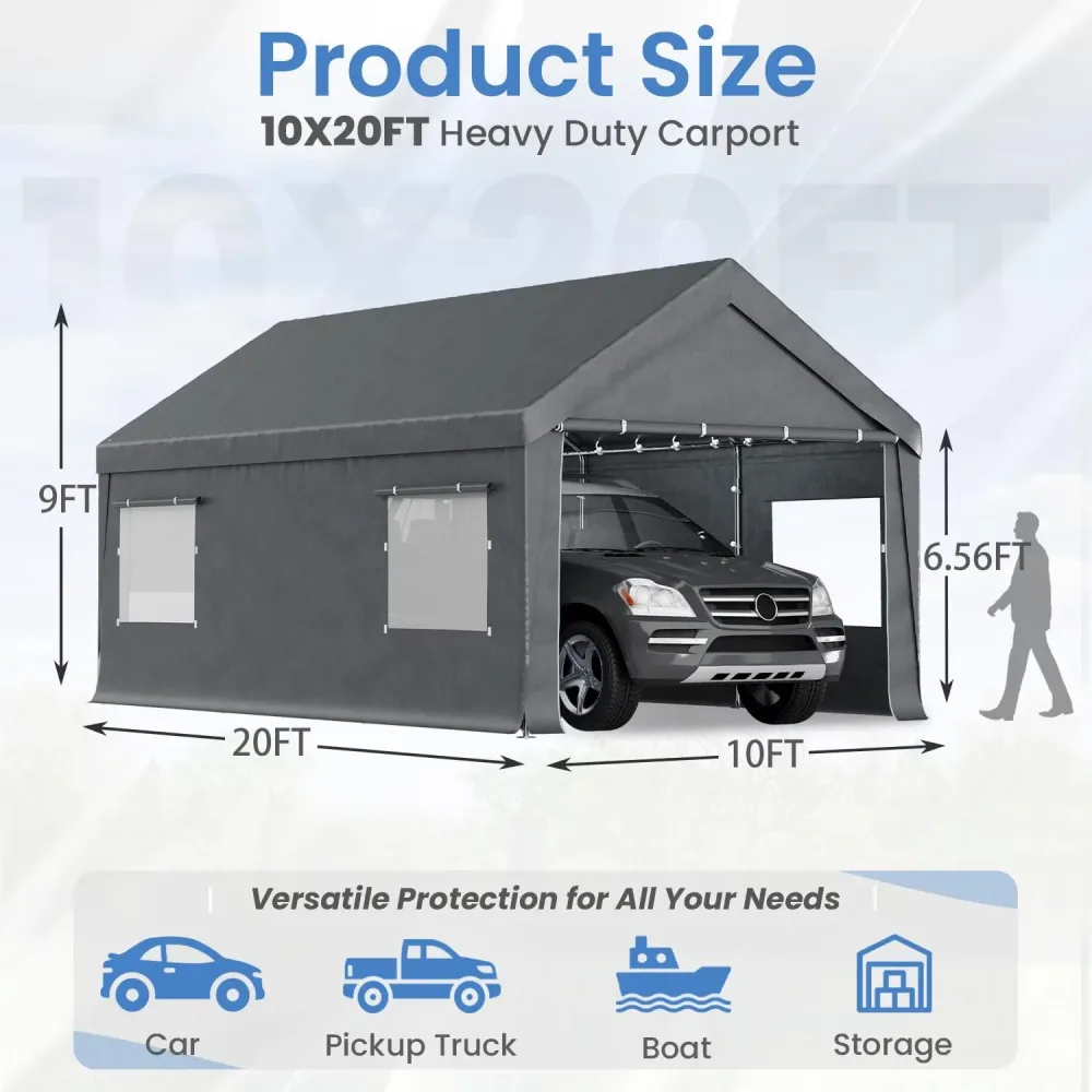 Car portable grey heavy-duty