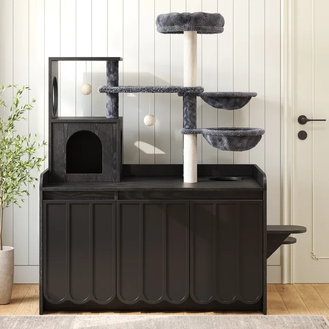 Litter Box 50.6" black
