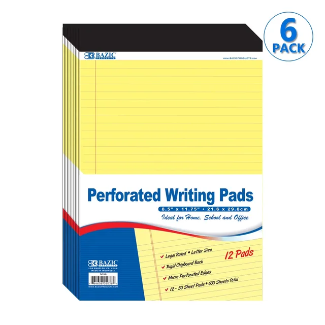 Writing Pad 8.5" 75" 11.75 in