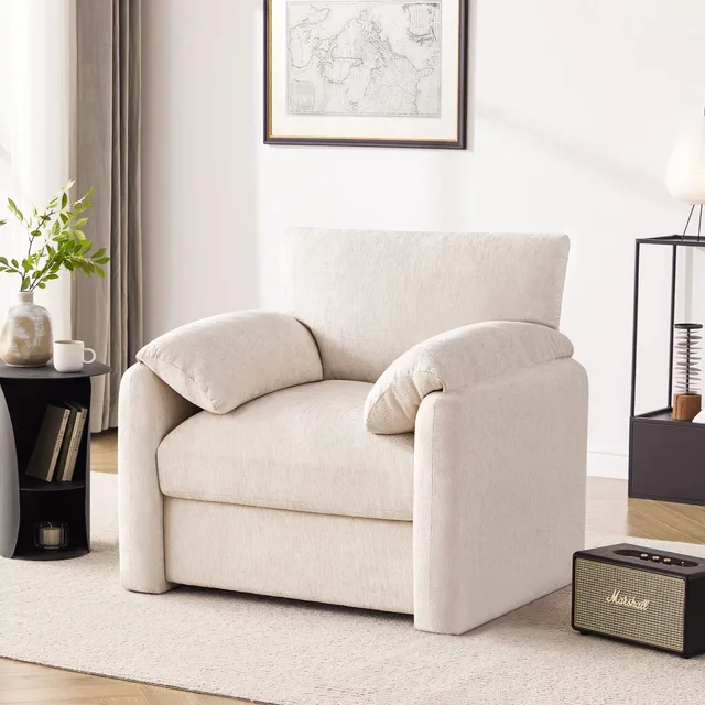 Living Room 38.6" beige 38.58"