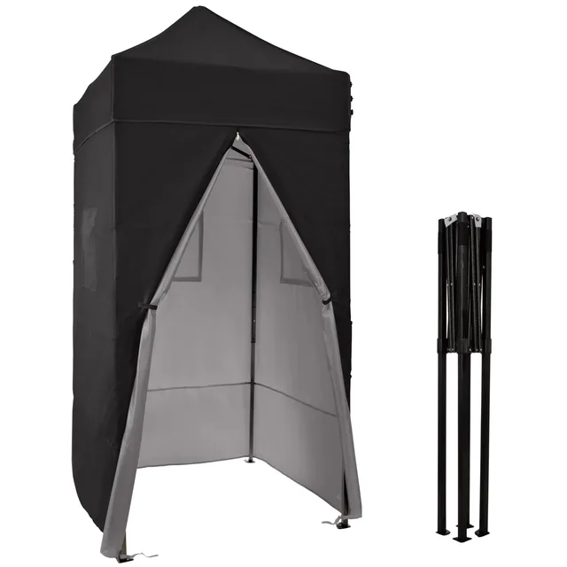 Tent white black adjustable
