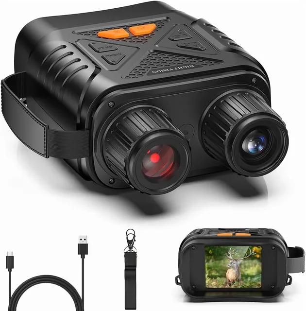 Binoculars adjustable 2624ft rechargeable