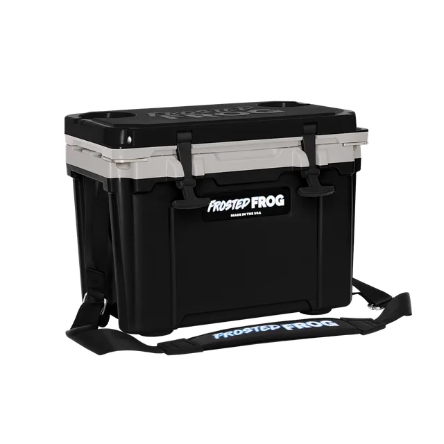 Cooler black gray 14 quart