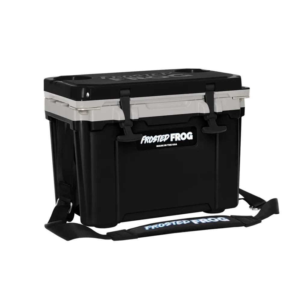 Cooler black gray 14 quart