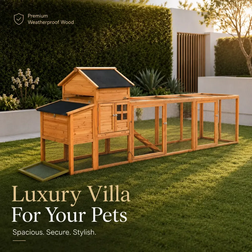 Chicken Coop orange black