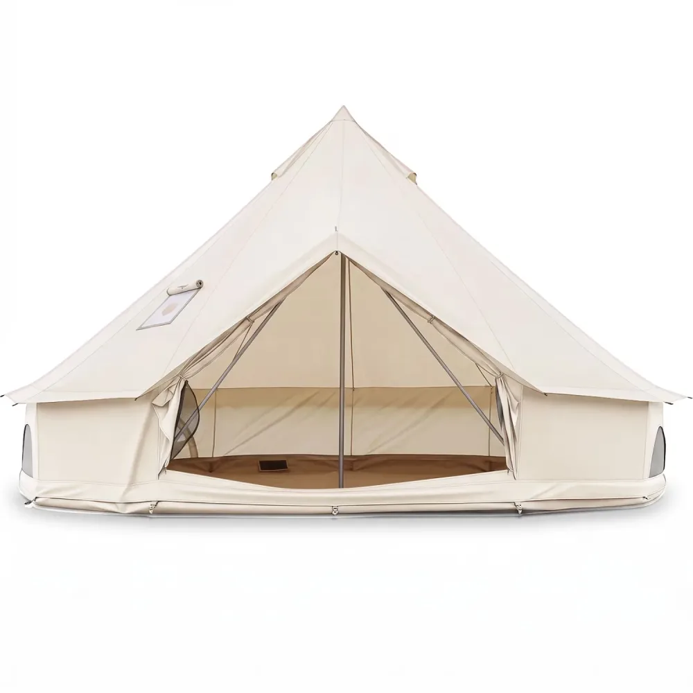 Bell Tent waterproof 2-4 people adjustable