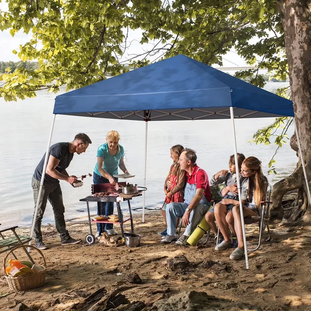 Tent Portable folding blue