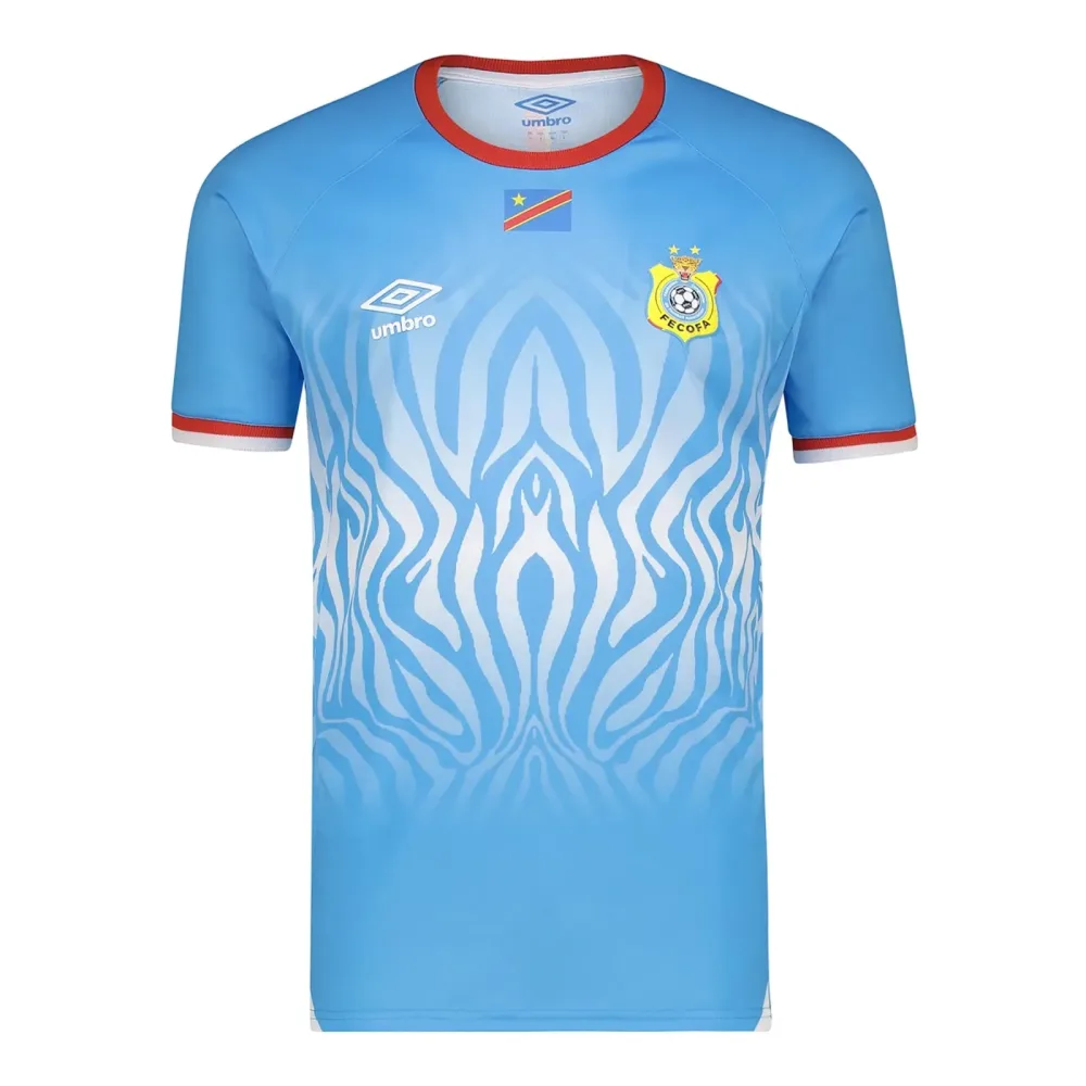 Soccer blue red white