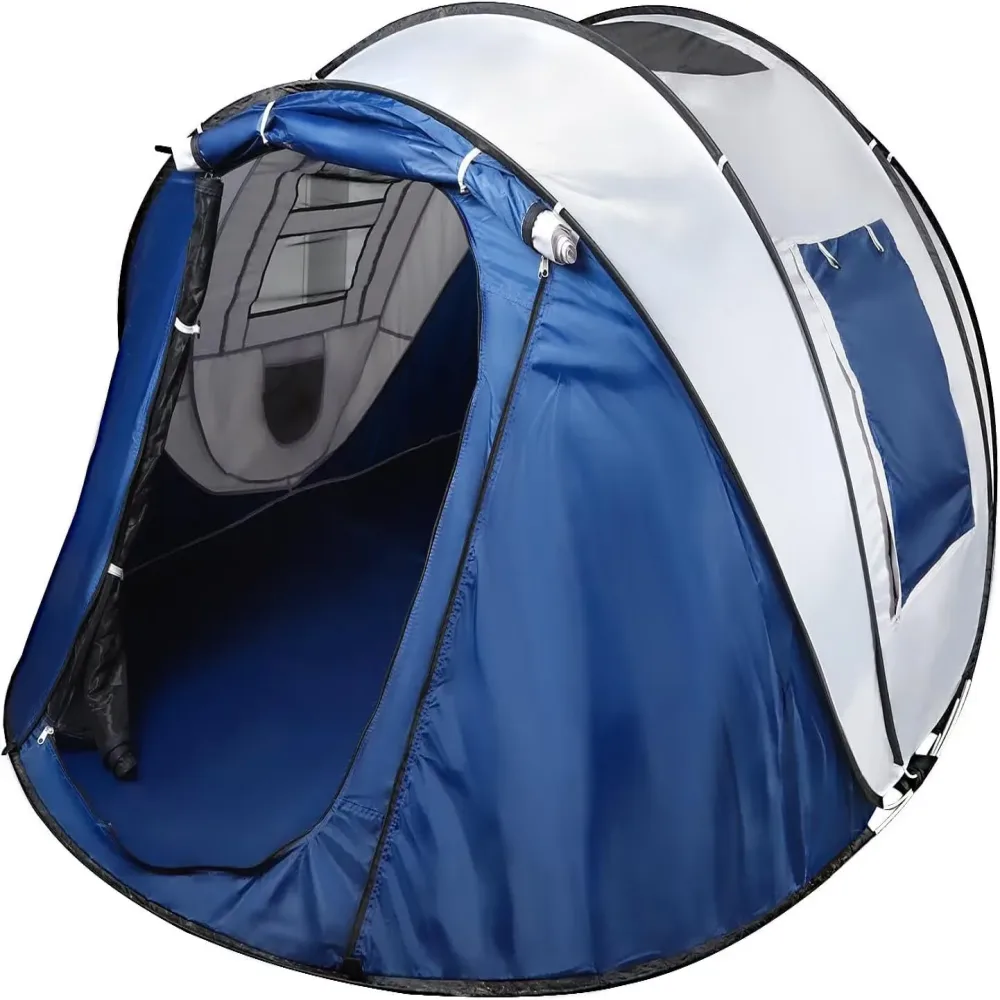 Lightweight Tent 4 person portable blue