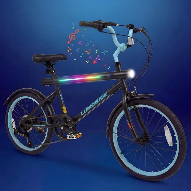 Mountain Bike 20 inch bluetooth black