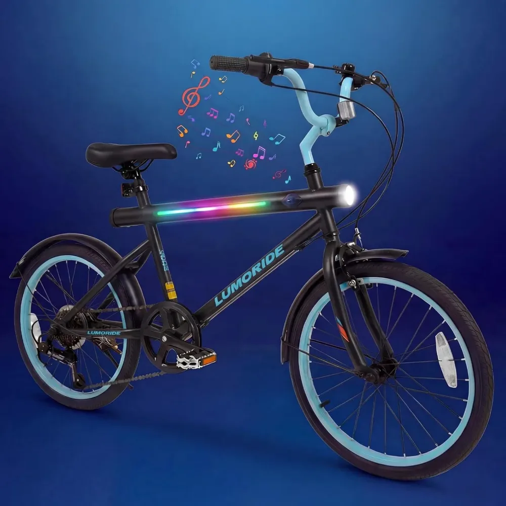 Mountain Bike 20 inch bluetooth black