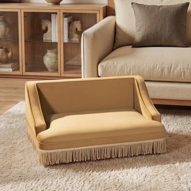 Pet Bed 33" green yellow