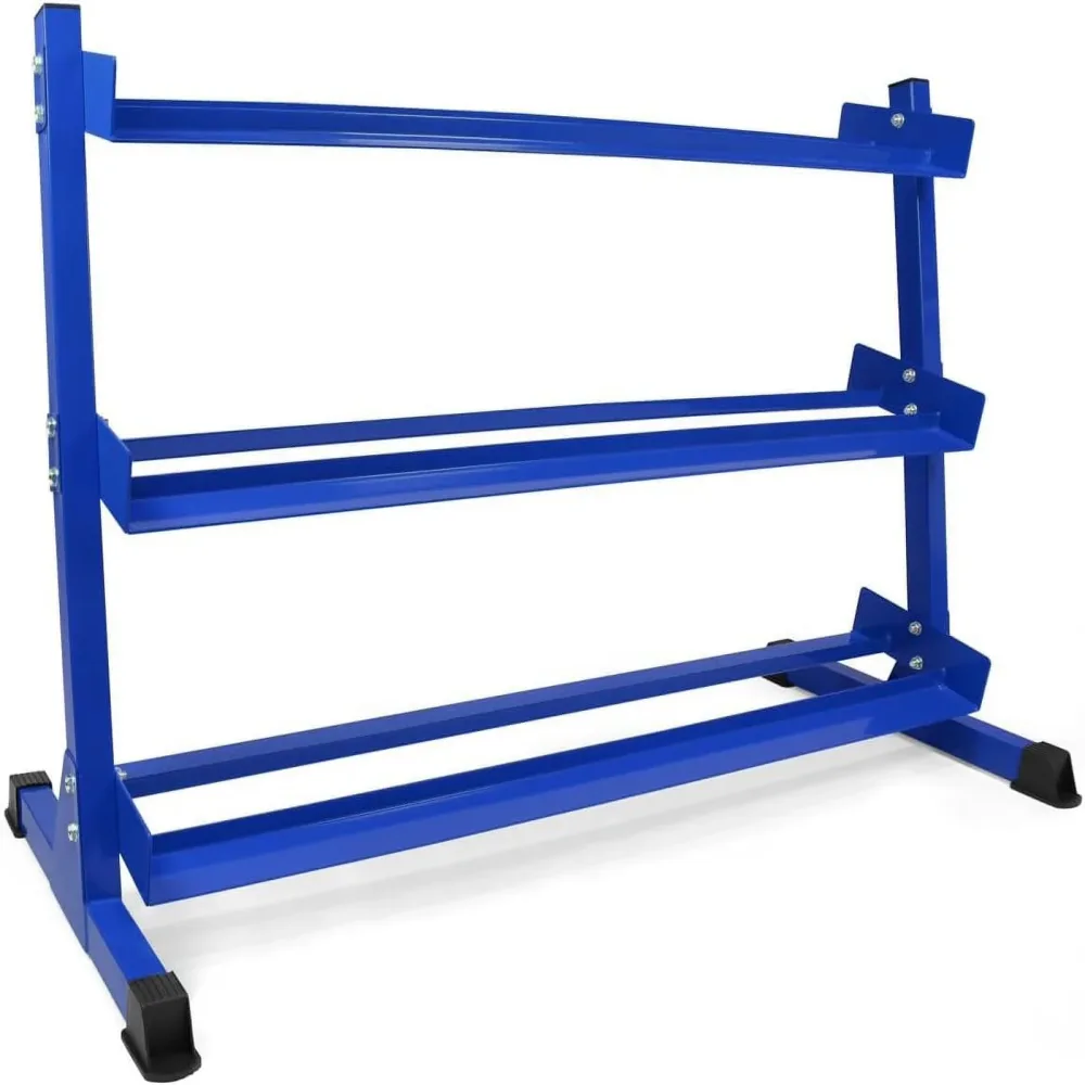 Dumbbell Rack 5-75lb heavy-duty blue
