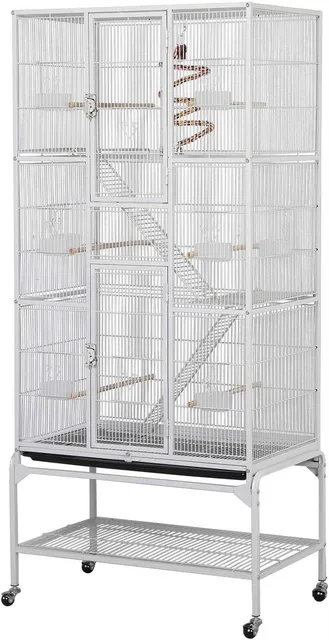 Bird Cage 69' white 26"