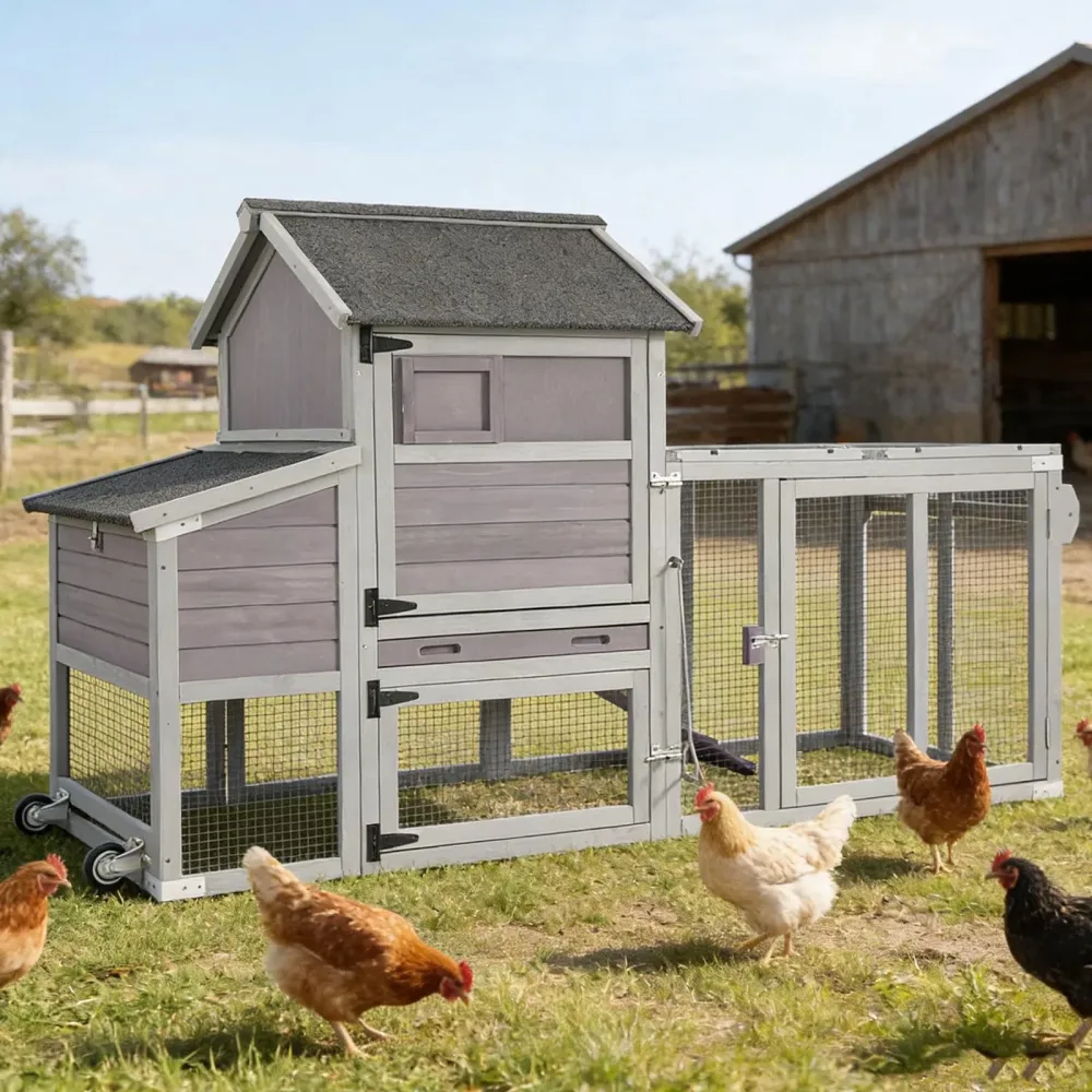 Chicken Coop weatherproof 77" 33.3"