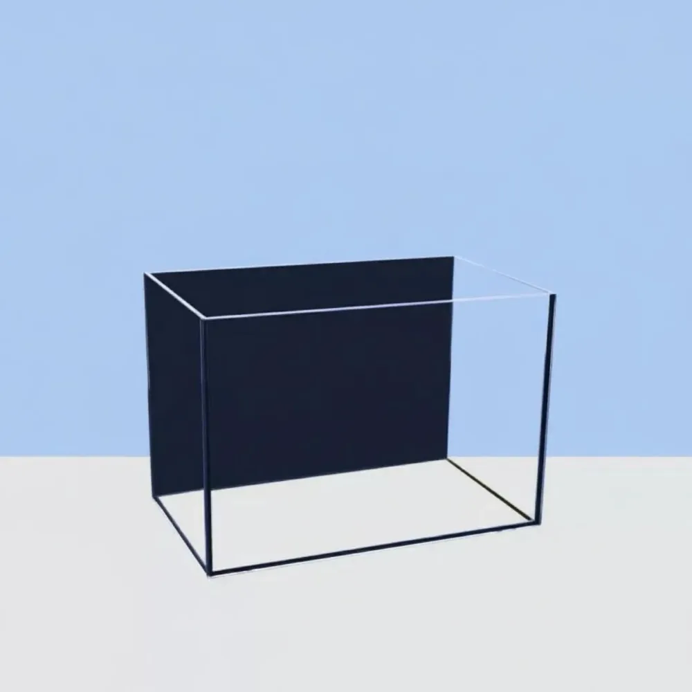 Fish Tank 4mm black 35cm