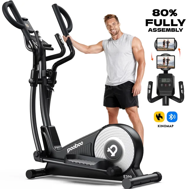 Elliptical Machine 400lbs 15.5inch blue