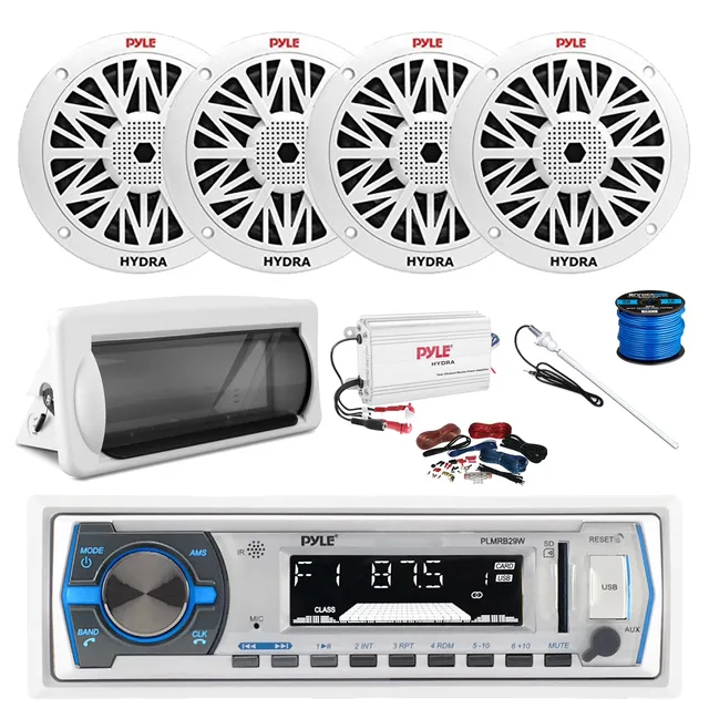 Stereo Receiver 6.5" 200 watt bluetooth