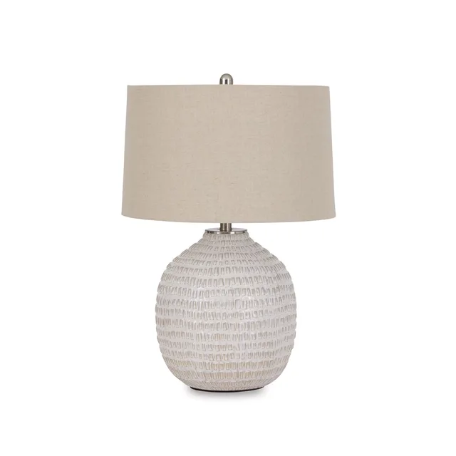Table Lamp beige 18" 26.25"