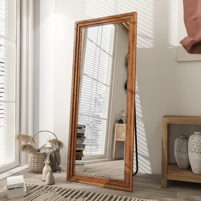 Length Mirror 21" 64" brown