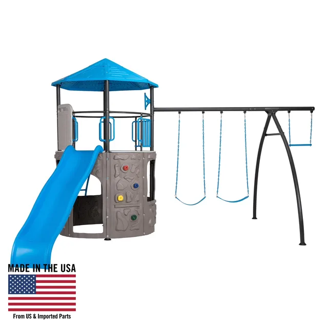 Backyard Play blue 18 ft 16 ft