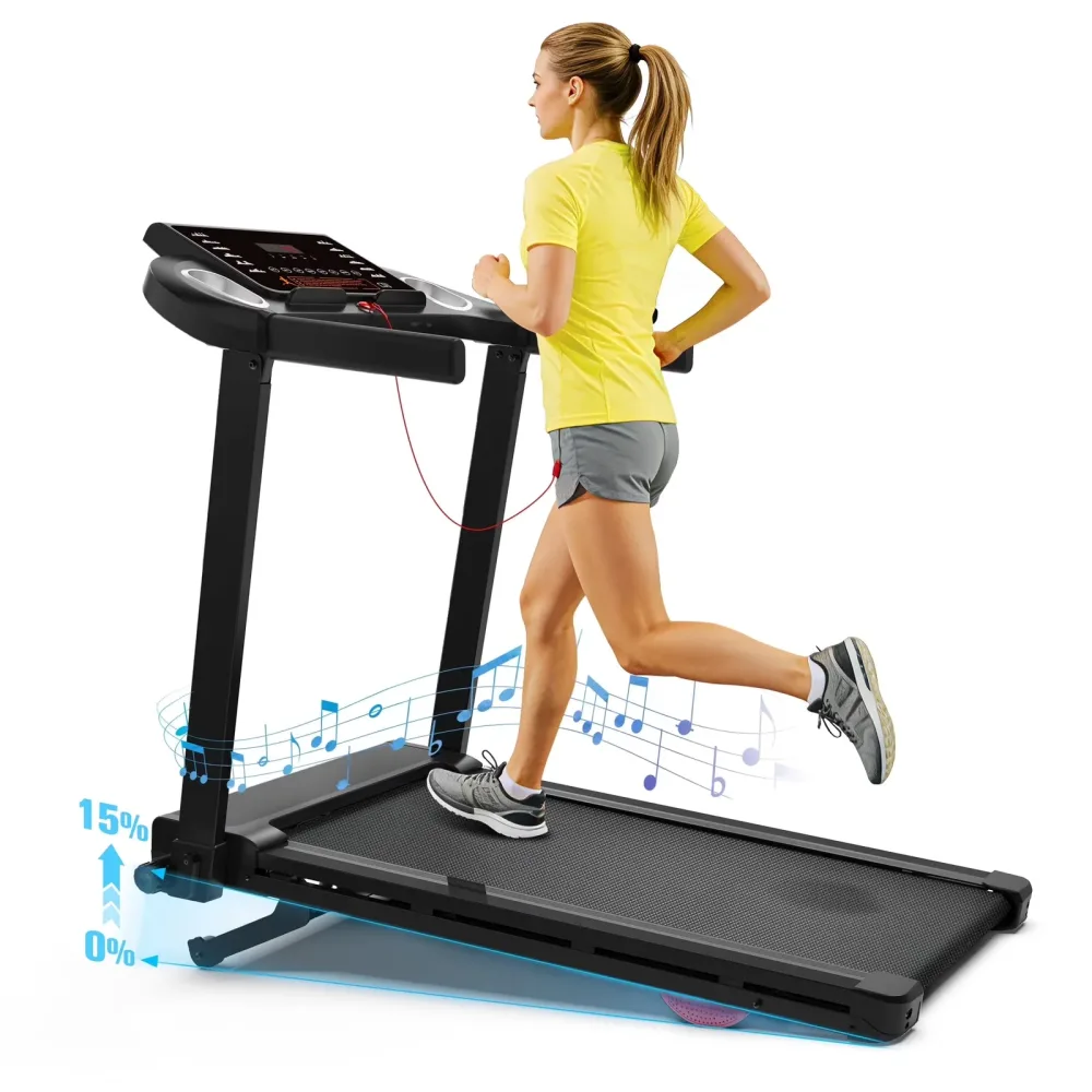 Foldable Treadmill 300 lb 2.5hp