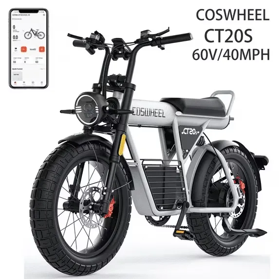 Electric Bike 2000w 60v 20"