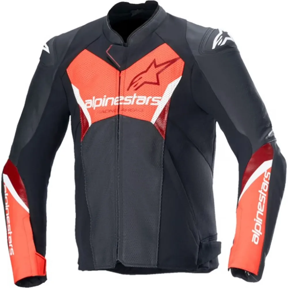 Street Motorcycle black red adjustable