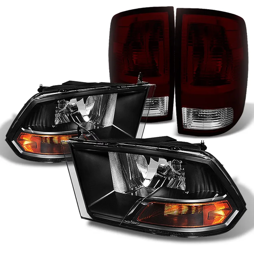 Light black red led