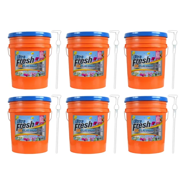 Laundry 6 pack 5 gallon 14.5 inches
