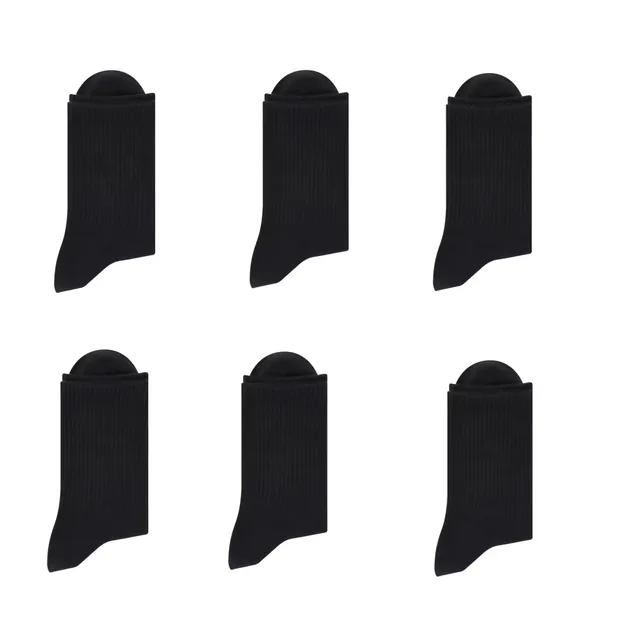 Pack 6 packs black 6 pairs