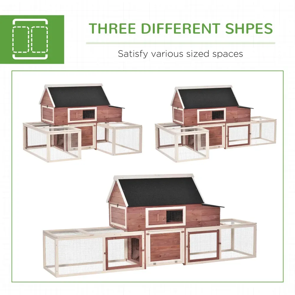 Chicken Coop brown 114.3" 28"