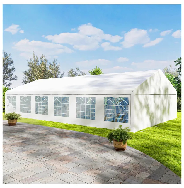Carport Canopy white 470.5" 273.5"