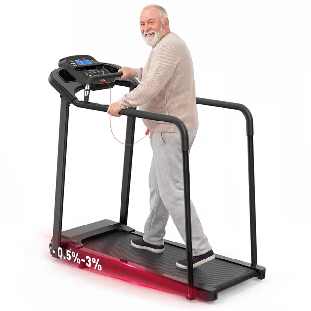 Pad Treadmill 300lbs foldable led