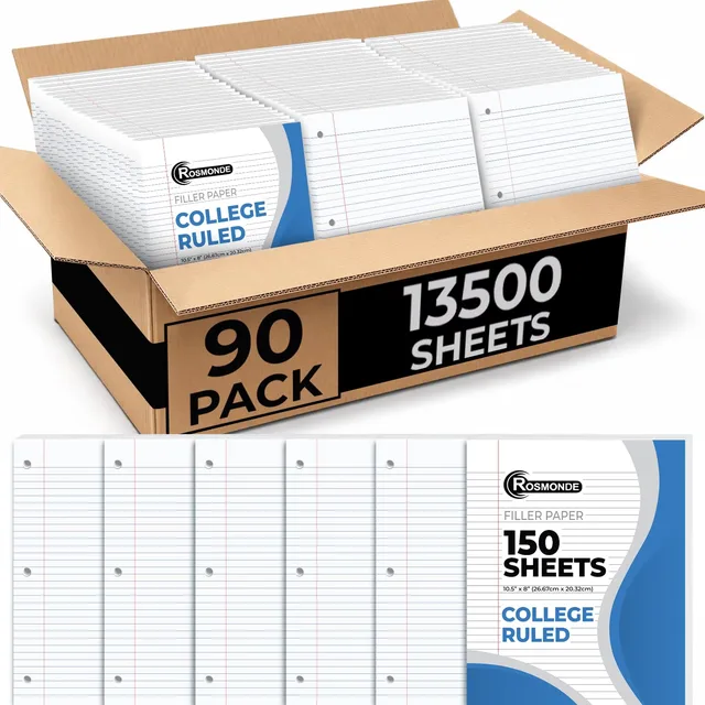 Notebooks & Pads 90 pack 10.5" white
